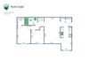2 Bed, 1.5 Bath - 805 sq ft